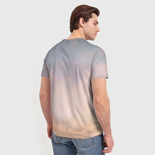 Мужская футболка Victoria 3 на фоне облаков / 3D-принт – фото 4