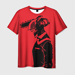 Мужская футболка Дэнджи в образе бензопилы