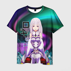 Футболка мужская Re: Zero - Emilia, цвет: 3D-принт