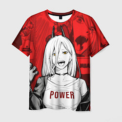 Мужская футболка Chainsaw Man: Power