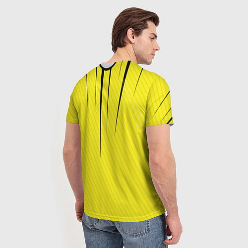Мужская футболка Енот с мешком и скейтом / 3D-принт – фото 4