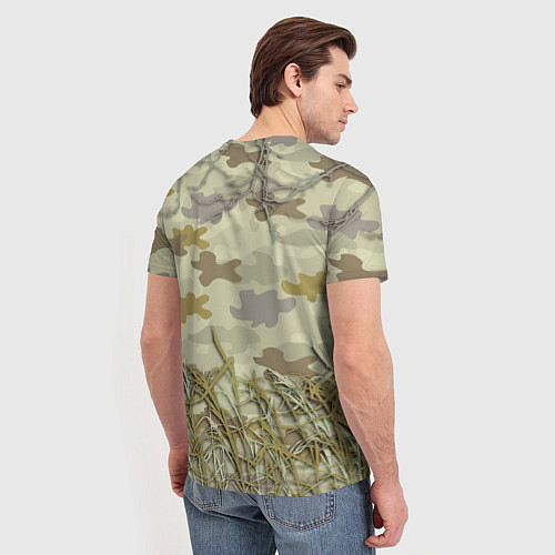 Мужская футболка Камуфляж охотника / 3D-принт – фото 4