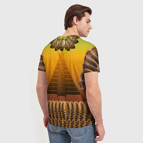 Мужская футболка Индейский стиль / 3D-принт – фото 4