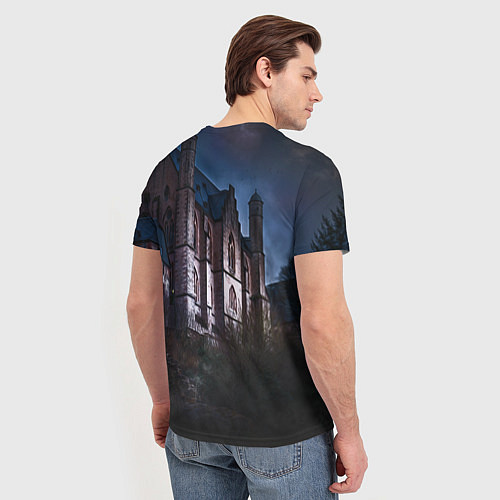 Мужская футболка Уэнсдей Аддамс, вещь / 3D-принт – фото 4