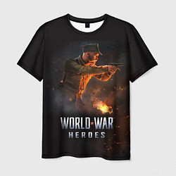 Мужская футболка World War Heroes Лейтенант