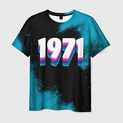 Мужская футболка Made in 1971: vintage art