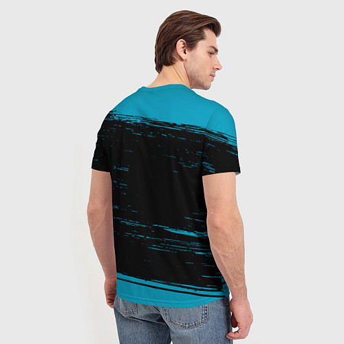 Мужская футболка Made in 1966: liquid art / 3D-принт – фото 4
