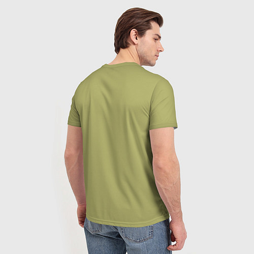 Мужская футболка Клёвый весёлый рыбак / 3D-принт – фото 4