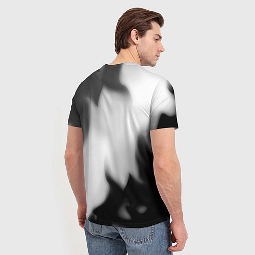 Мужская футболка Worlds okayest admin - white / 3D-принт – фото 4