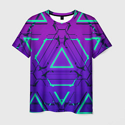 Мужская футболка Cyber armor - neon