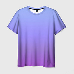 Мужская футболка Фиолетовый градиент