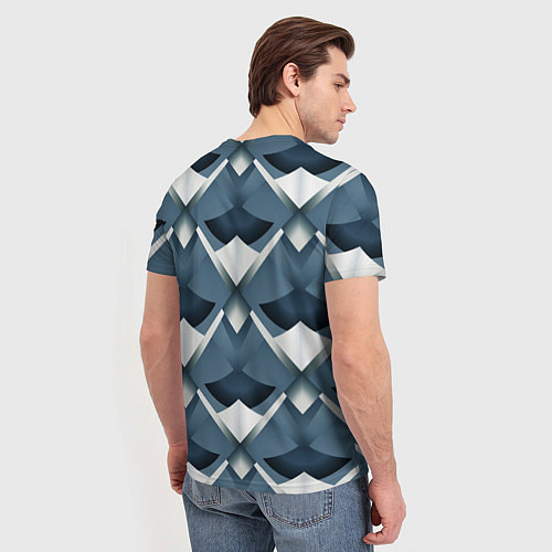 Мужская футболка Паттерн в стиле фэнтези / 3D-принт – фото 4