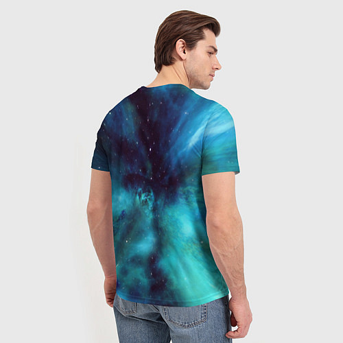 Мужская футболка Вселенная / 3D-принт – фото 4