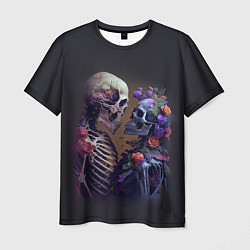 Мужская футболка Пара скелетов