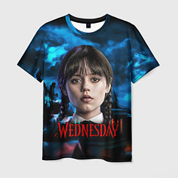 Мужская футболка Wednesday horror