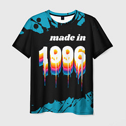 Мужская футболка Made in 1996: liquid art