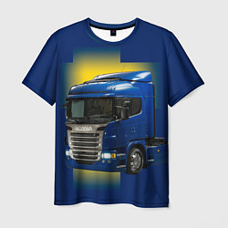 Мужская футболка Scania truck