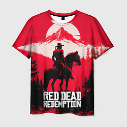 Мужская футболка Red Dead Redemption, mountain