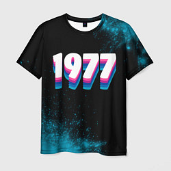 Мужская футболка Made in 1977: vintage art