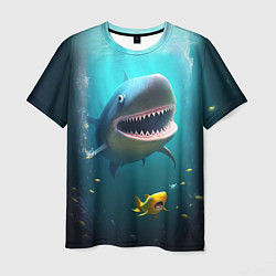 Футболка мужская Я акула туруру, цвет: 3D-принт
