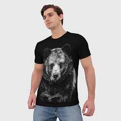 Футболка мужская Медведь тотем славян, цвет: 3D-принт — фото 2