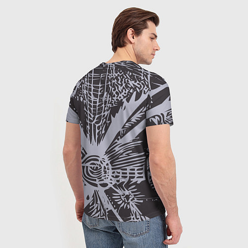 Мужская футболка Графическая фантазия абстракт / 3D-принт – фото 4
