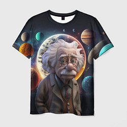 Мужская футболка Альберт Эйнштейн и его теория