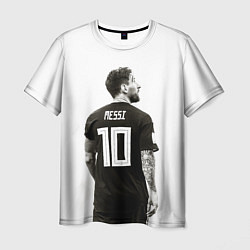 Мужская футболка 10 Leo Messi