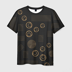 Мужская футболка Memphis Стильный узор из точек и кругов