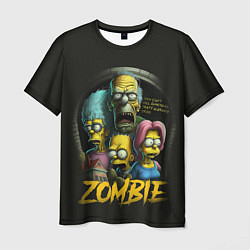 Мужская футболка Simpsons zombie