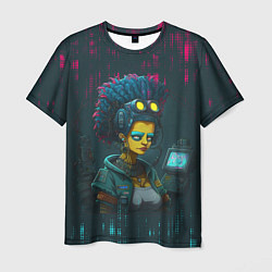 Мужская футболка Cyber Simpson