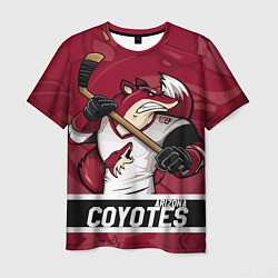 Мужская футболка Arizona Coyotes маскот