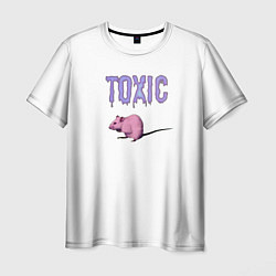 Мужская футболка Токсик крыса