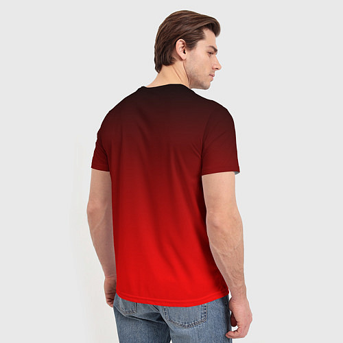 Мужская футболка Енот-Морпех / 3D-принт – фото 4