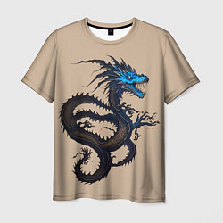 Мужская футболка Irezumi - японский дракон