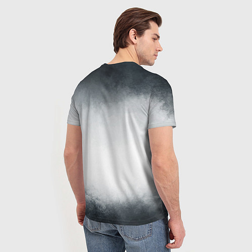 Мужская футболка Журавли / 3D-принт – фото 4