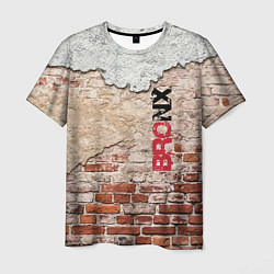 Мужская футболка Старая кирпичная стена - Бронкс