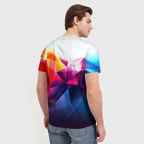 Мужская футболка Poly stiil collection / 3D-принт – фото 4