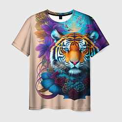 Мужская футболка Tiger tattoo - irezumi - art