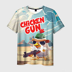 Мужская футболка Chicken Gun