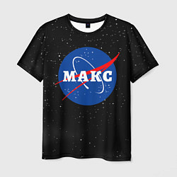 Футболка мужская Макс Наса космос, цвет: 3D-принт