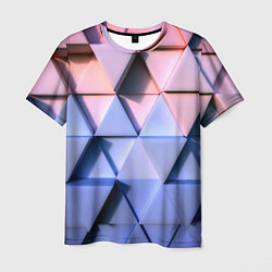 Футболка мужская Triangle gradient, цвет: 3D-принт