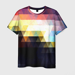 Мужская футболка Mosaic abstraction
