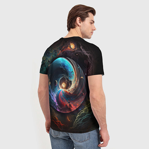 Мужская футболка Твоя вселенная / 3D-принт – фото 4