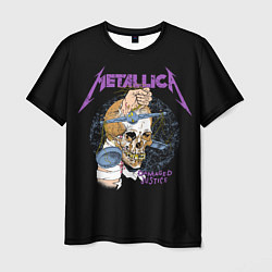 Мужская футболка Metallica - damaged justice