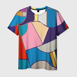 Мужская футболка Geometry in color
