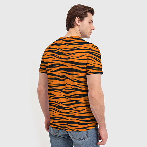 Мужская футболка Тигра / 3D-принт – фото 4