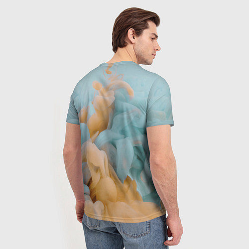 Мужская футболка Двухцветный дым / 3D-принт – фото 4