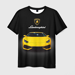 Мужская футболка Итальянский спорткар Lamborghini Aventador