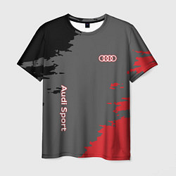 Мужская футболка Audi sport grunge